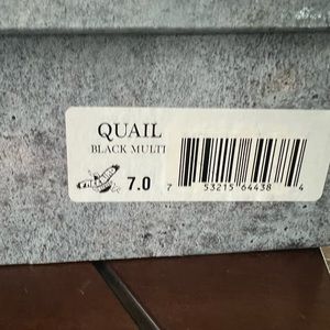 FREEBIRD by Steven. Black multi. Size 7.